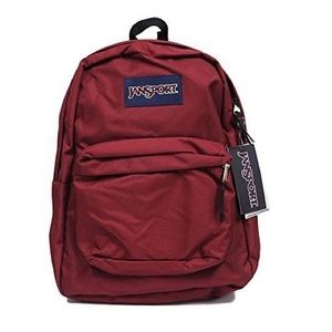 Red Jansport backpack